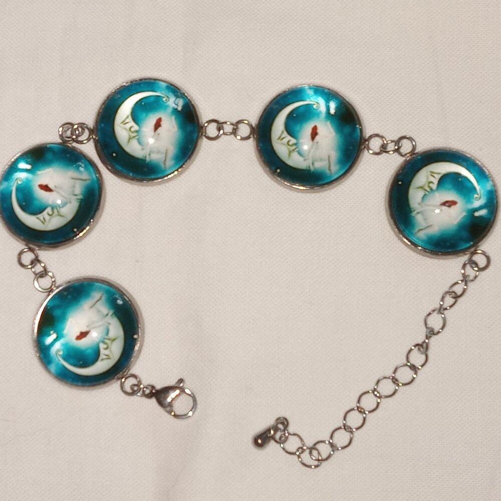 Moon Fairy Charm Bracelet